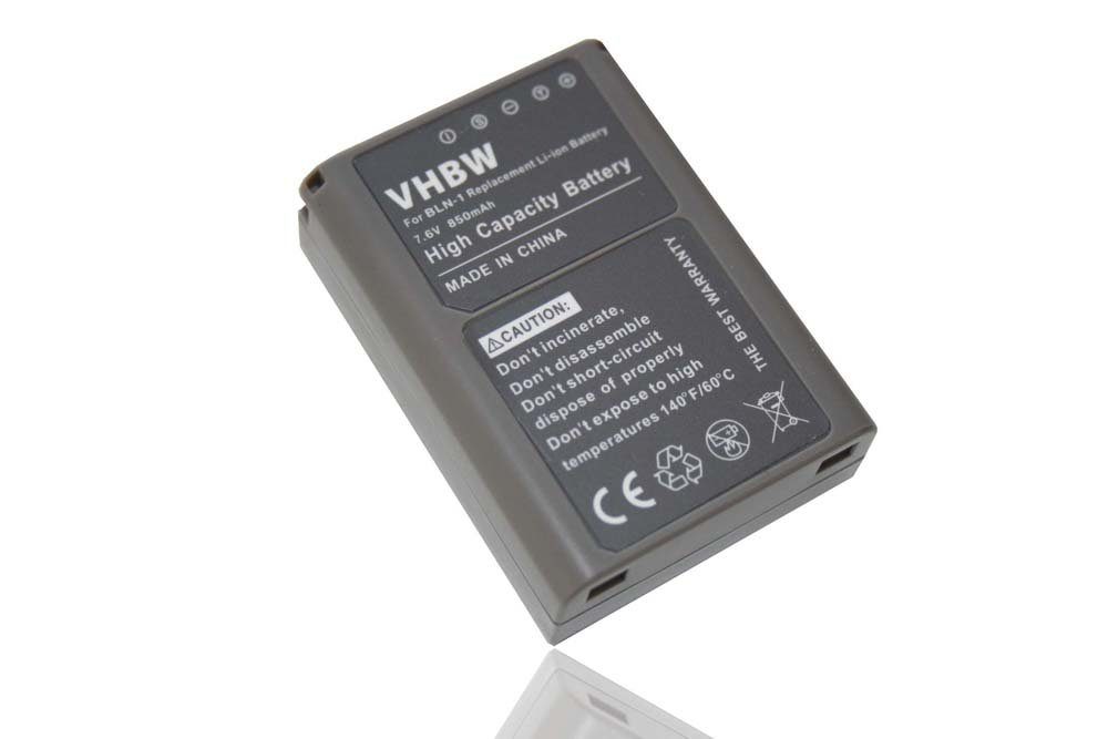vhbw kompatibel mit Olympus OM-D E-M5, E-M1 Kamera-Akku Li-Ion 850 mAh (7,6 V) | Akkus und PowerBanks