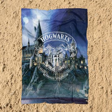Kinderdecke Harry Potter Castle 130 x 170 weich und kuschelig Coral Fleecedecke, BERONAGE