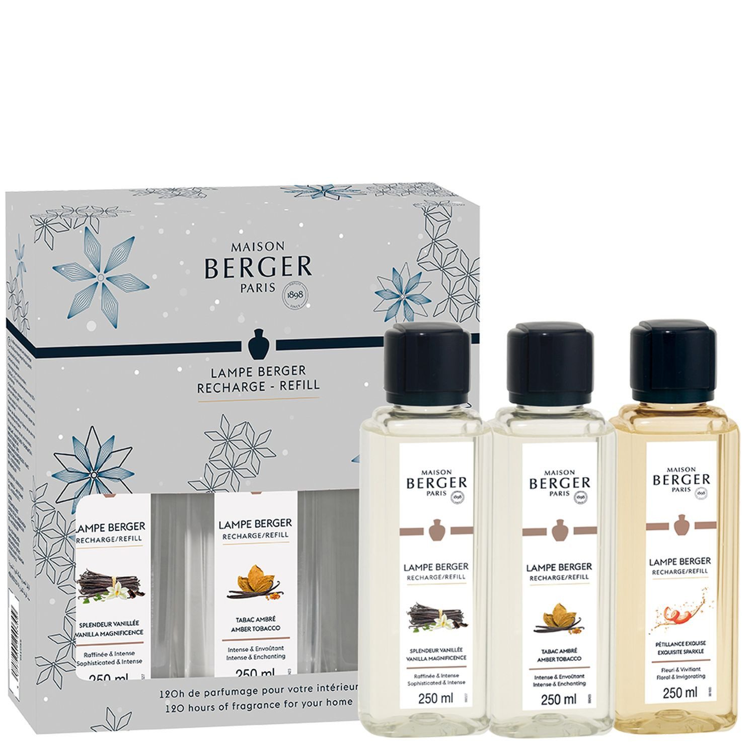 MAISON BERGER PARIS Duftlampe Nachfüller Triopack Rosalie