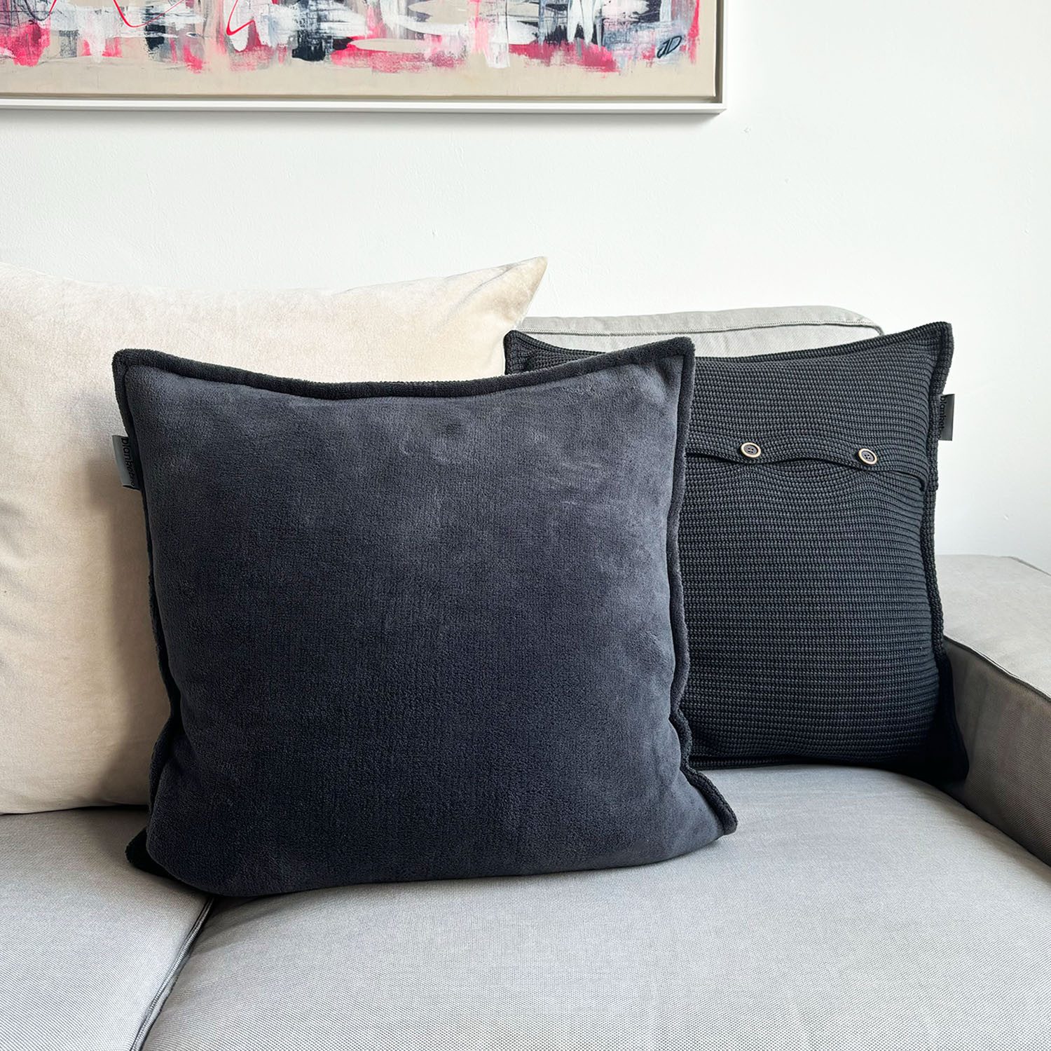 blanketino Dekokissen Kissen mit Strickmuster, Kissenhülle günstig online kaufen