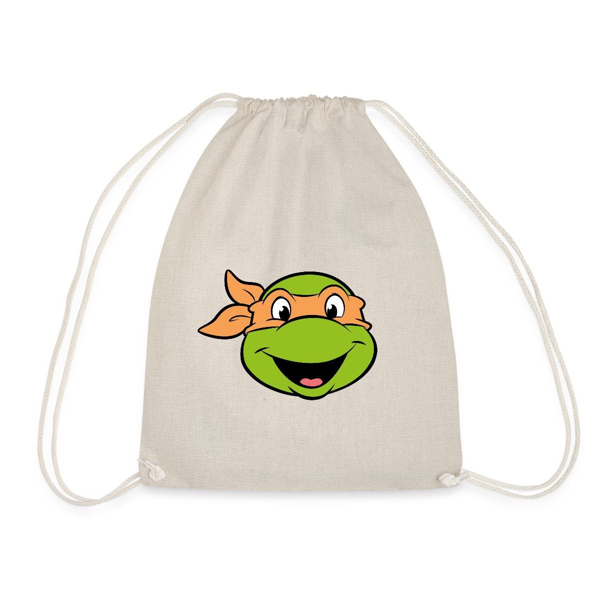 Spreadshirt Turnbeutel Teenage Mutant Ninja Turtles Michelangelo Kostüm Turnbeutel (1-tlg)