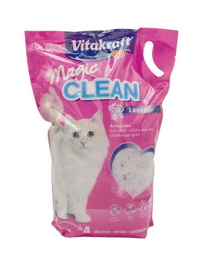 Vitakraft Katzenstreu Vitakraft Magic CLEAN Katzenstreu 5L Lavendelduft Haustierstreu Streu