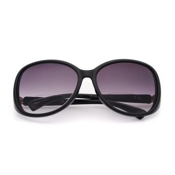 BEARSU Sonnenbrille »Neue Mode Outdoor UV-Schutz Polarisierte Fuchskopf Sonnenbrille Damen Sonnenbrille Große Rahmenbrille« (1-St)