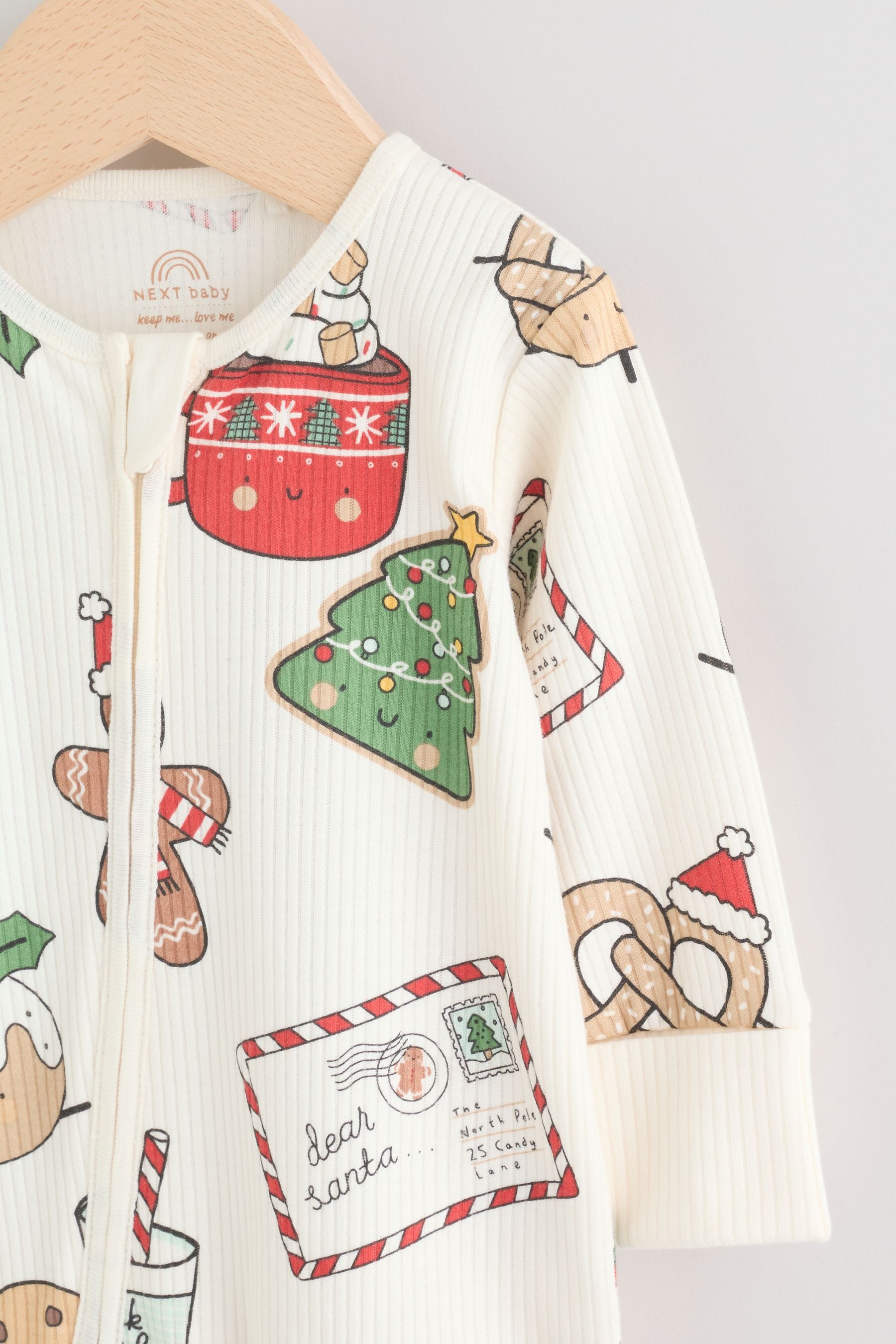 Next Schlafoverall Baby-Schlafanzug mit Weihnachtsmotiv (1-tlg)