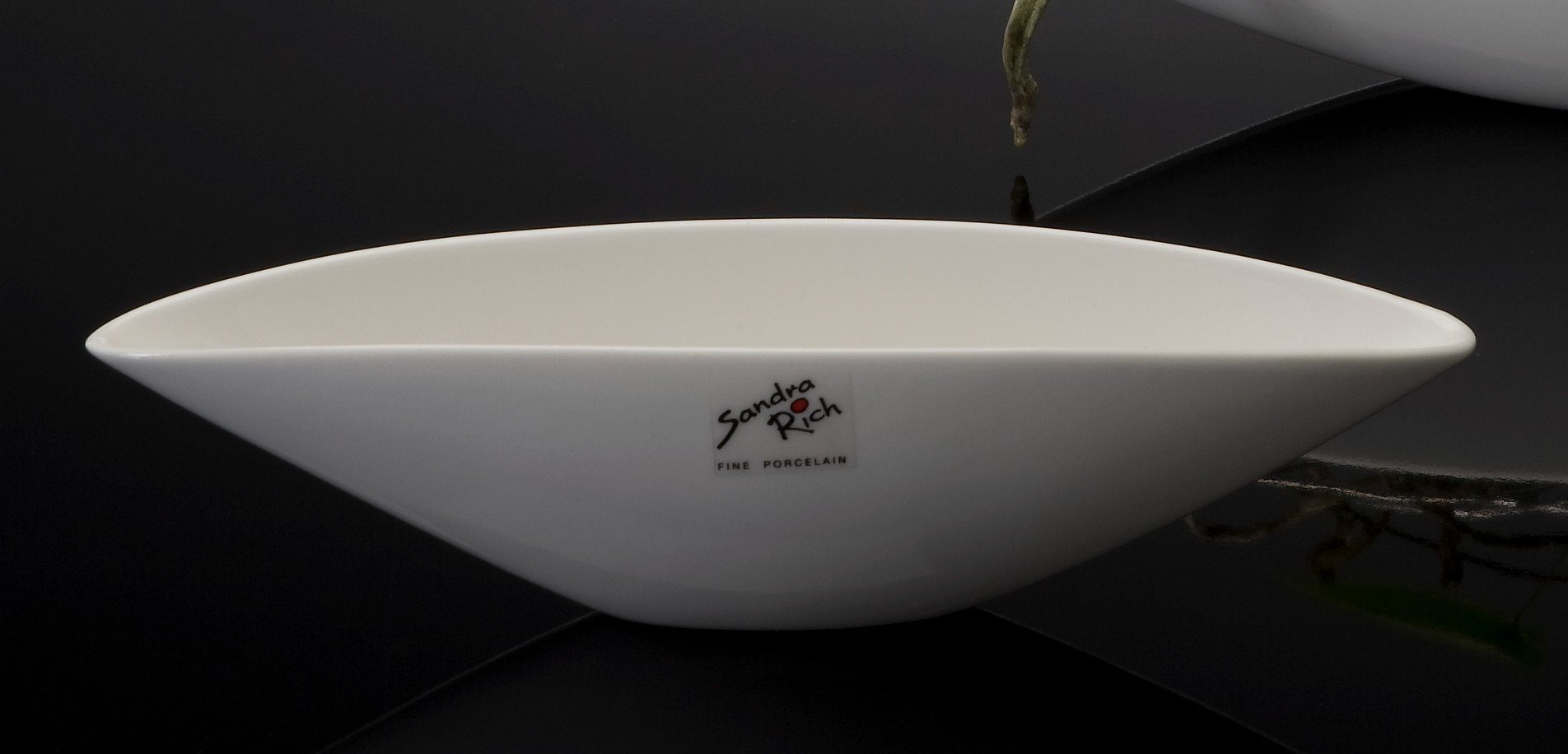 Sandra Rich Dekoschale Porzellanschale Elongate oval günstig online kaufen