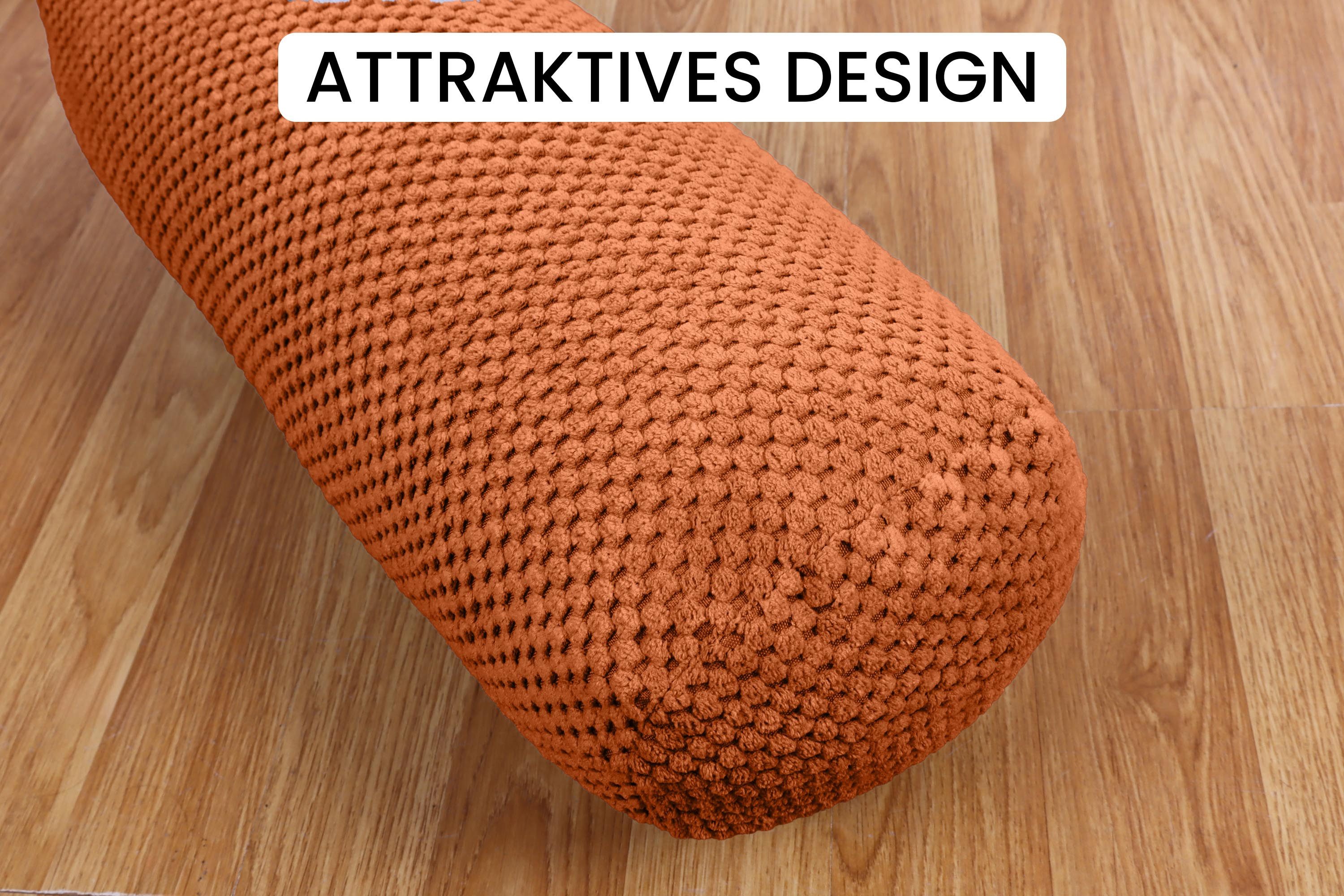 Amilian Nackenrollenbezug 15x40 cm - Ersatzbezug für Nackenrolle, Kissenrol günstig online kaufen