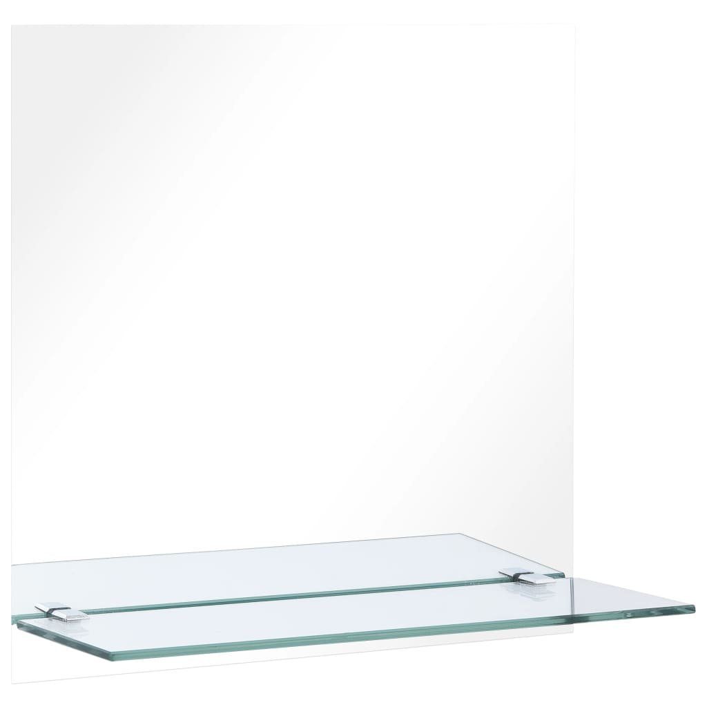 furnicato Wandspiegel cm Hartglas Regal mit 30×30