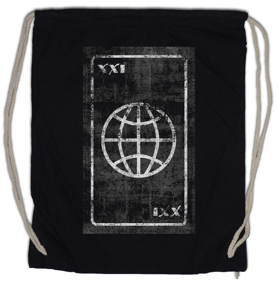 Turnbeutel Tarot The Way of the World Turnbeutel Karte Karten Card Voddoo Der
