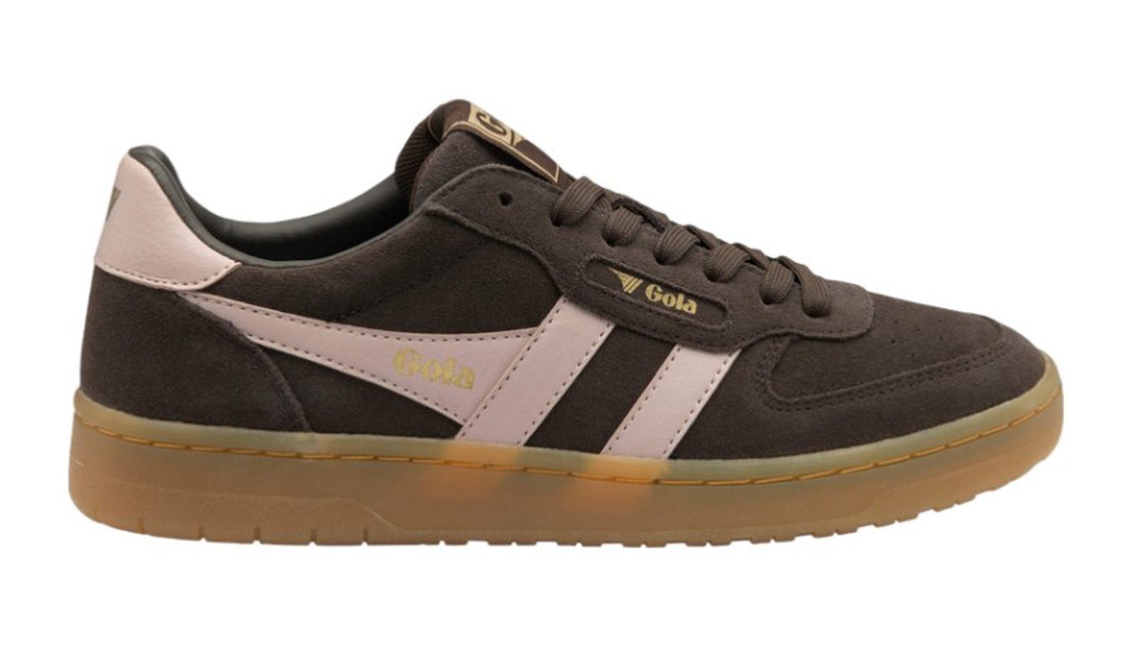 Gola Hawk '86 2026 (Wildleder) mocha/chalk pink Damen Sneaker