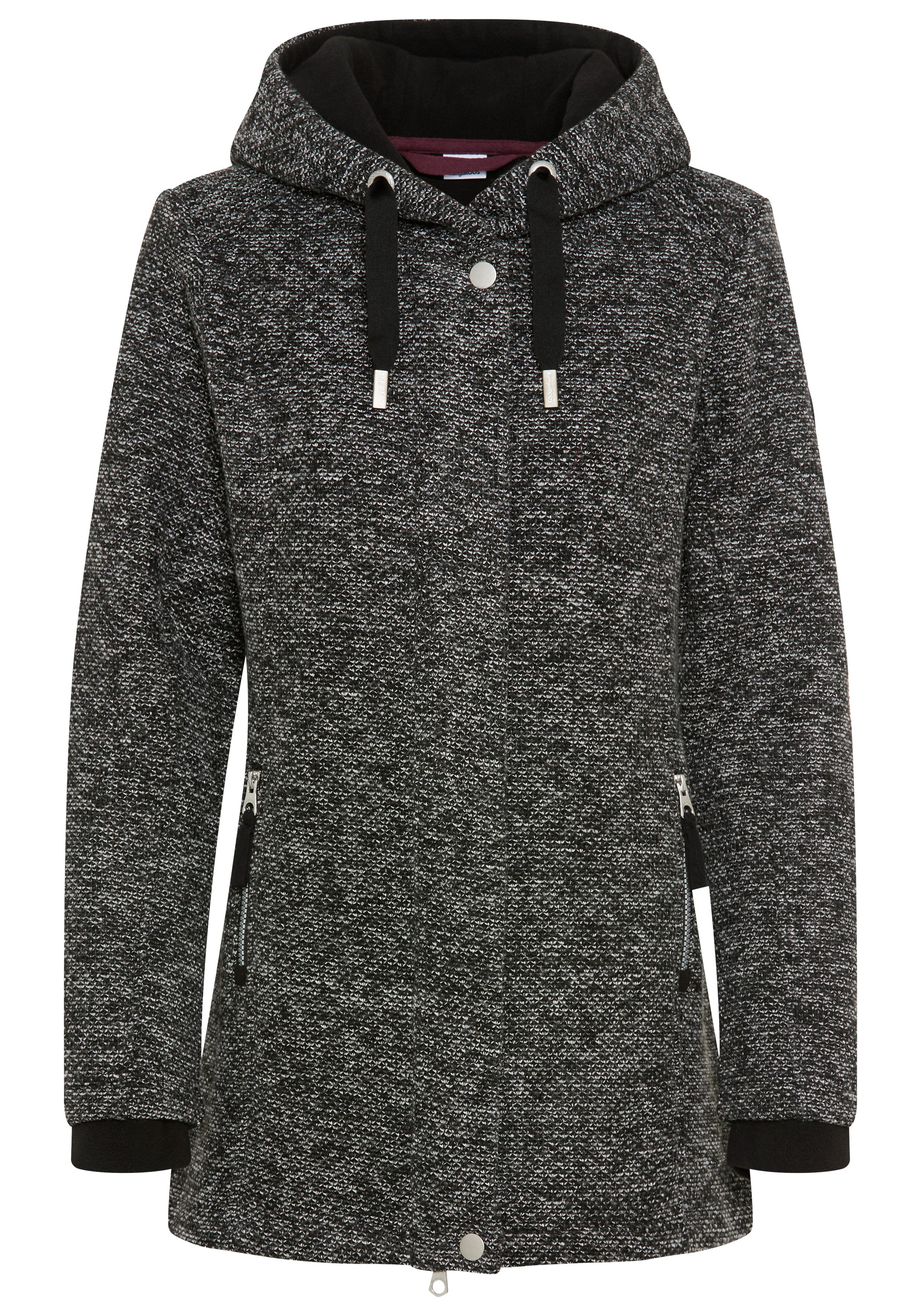 KangaROOS Strickfleecejacke Strick Fleece Jacke außen Strick innen Fleece Übergangsjacke – Bild 5 von 5