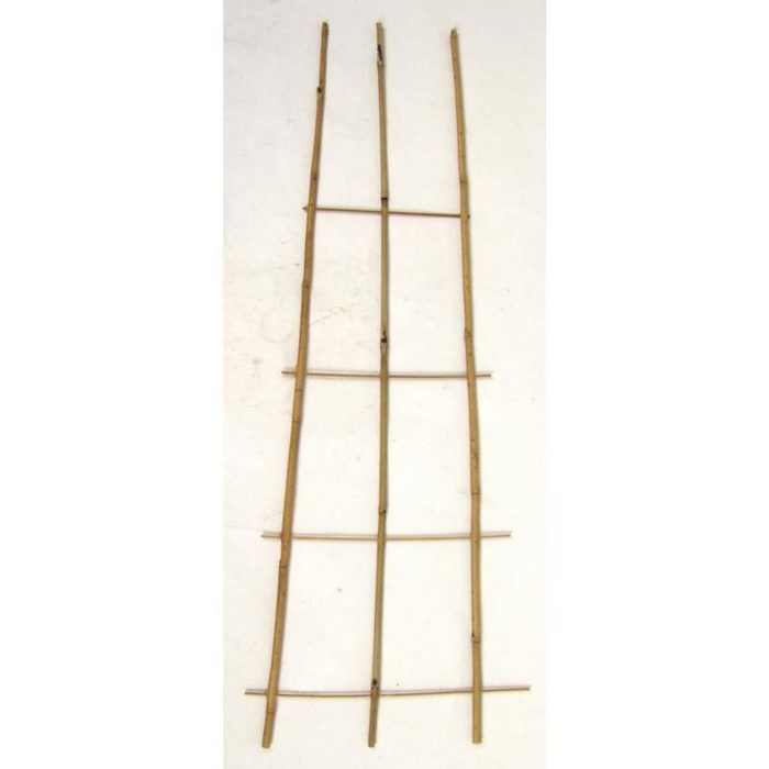 BURI Rankhilfe 25x Bambus Rankgitter 110cm Wandspalier Sichtschutz Kletterpflanzen Hilfe Garten