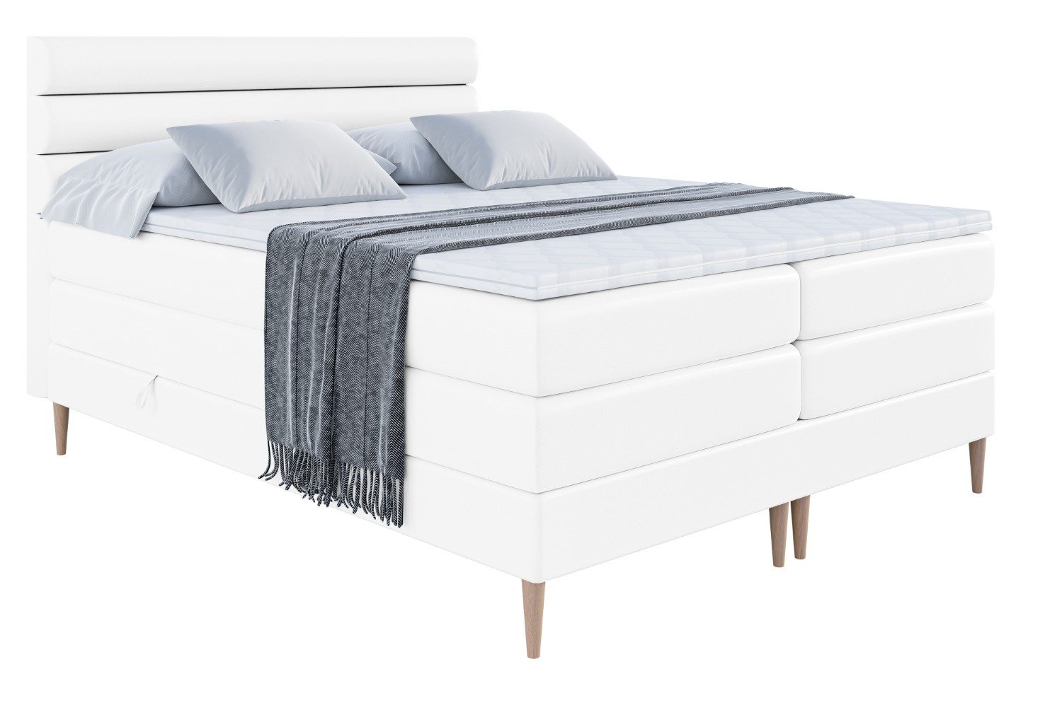 ALTDECOR Boxspringbett CELESTIA-F KING (Multipocket-Matratze H4, günstig online kaufen