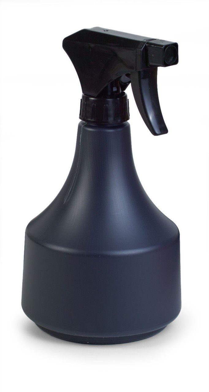 Floralo e. K. Sprühflasche Kunststoff-Sprayer mit Messingdüse, 1 Liter Fassungsvermögen, 1,00 Liter, mit Messingdüse, anthrazit
