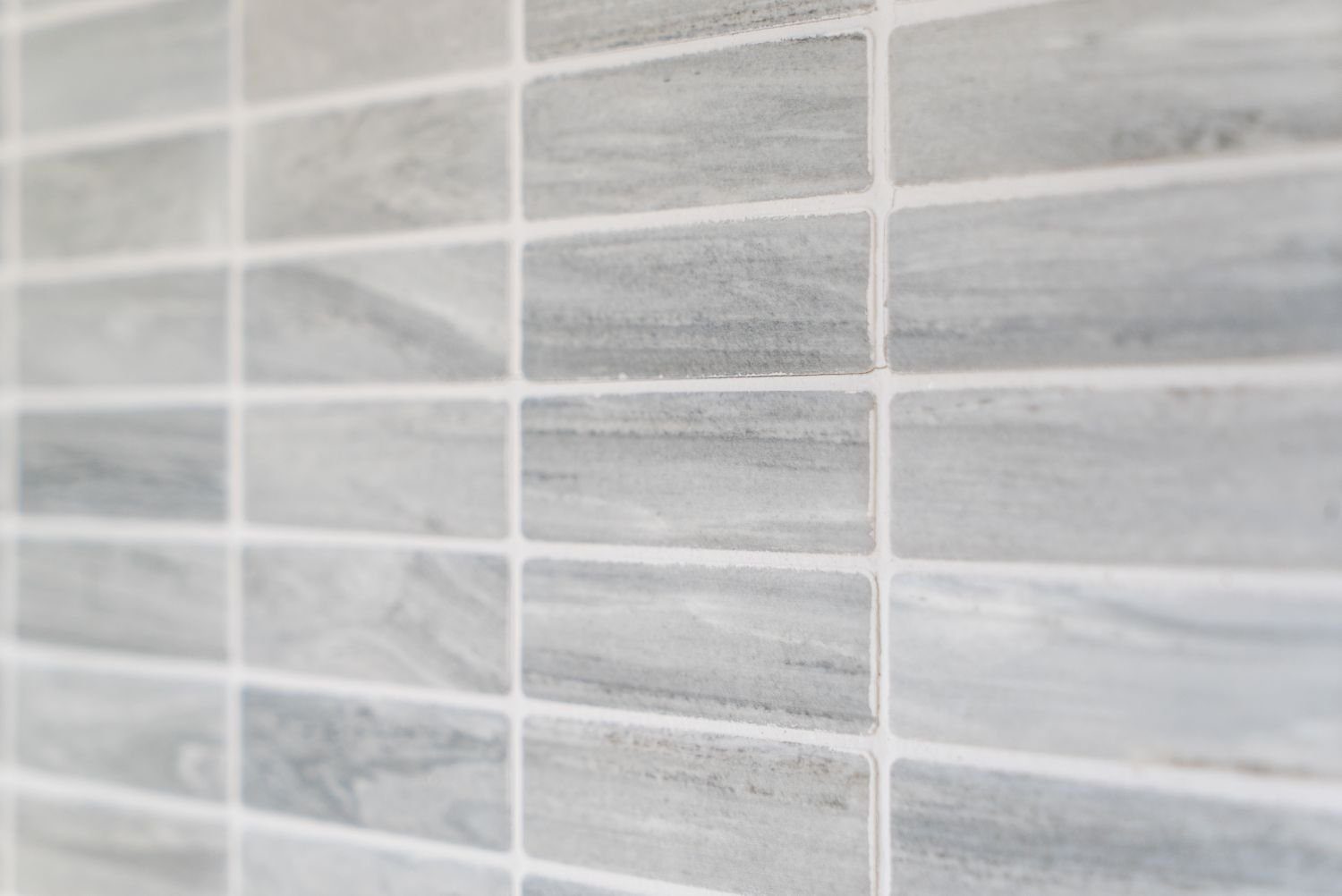 Mosani Mosaikfliesen Mosaik Fliese Keramik Steinoptik grau Wandfliesen