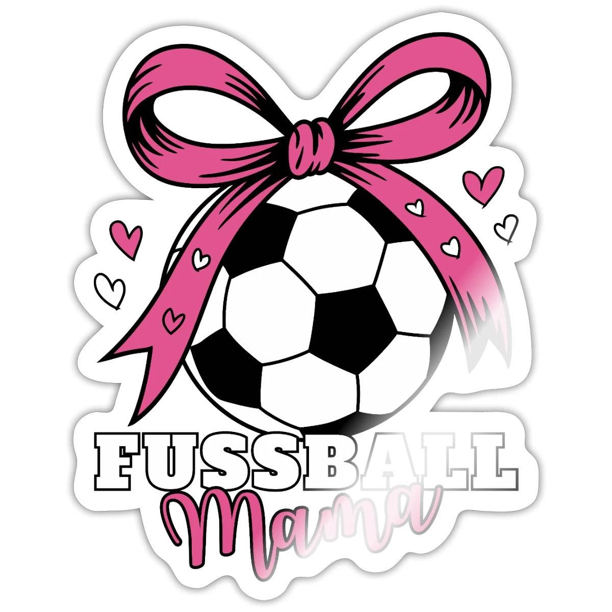 Spreadshirt Aufkleber Fußball Mama, Geschenk Von Sohn Sticker Aufkleber
