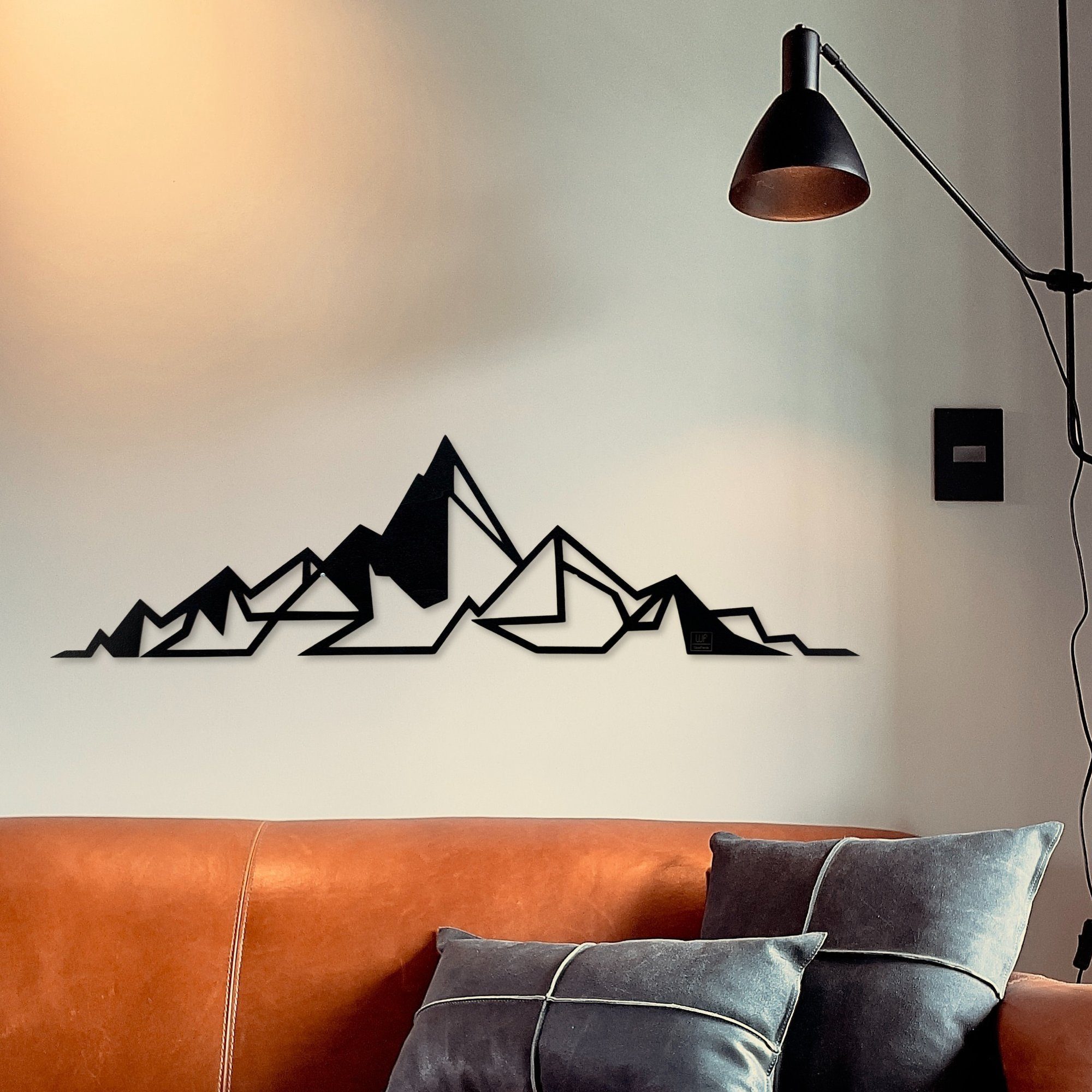 WoodFriends Wandbild aus Holz Berge Holzschild zum Aufkleben Berg Liebhaber Deko Wandkunst, Geburtstagsgeschenk für Bergsteiger Wander Bergsport Klettern