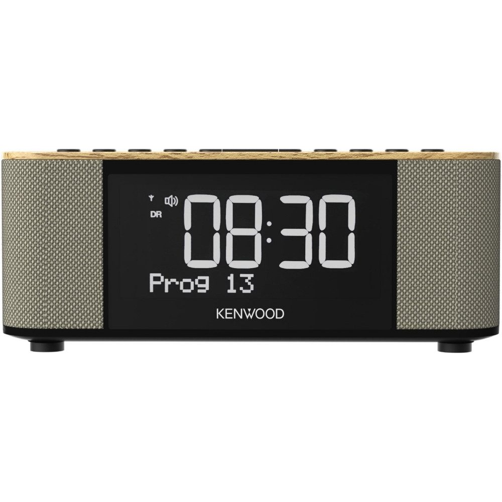 Kenwood Kenwood CR-ST40-DAB-M Uhrenradio mit DAB+ Empfang. Uhrenradio (FM, DAB+, Bluetooth, Wasserfest und stoßfest)