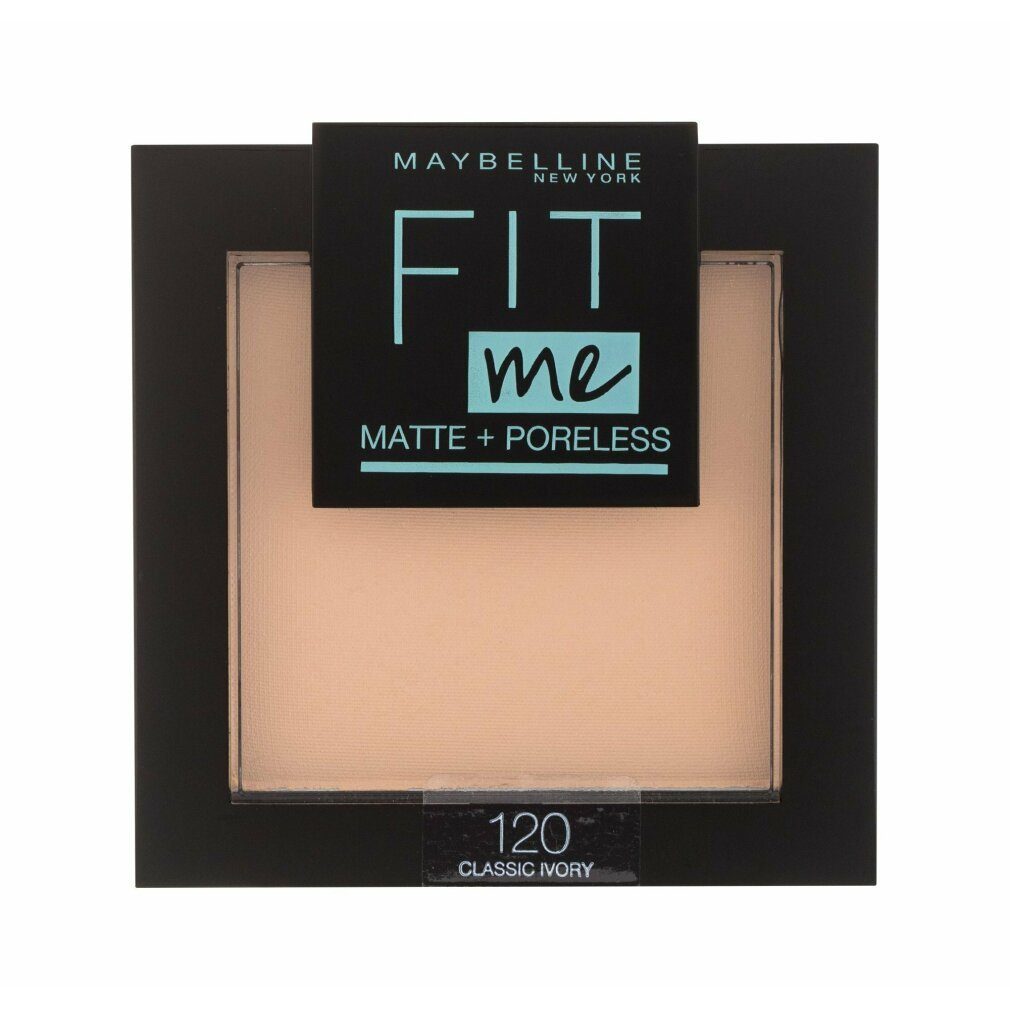 MAYBELLINE NEW YORK Puder Fit Me Matte & Poreless Powder 120 Classic Ivory