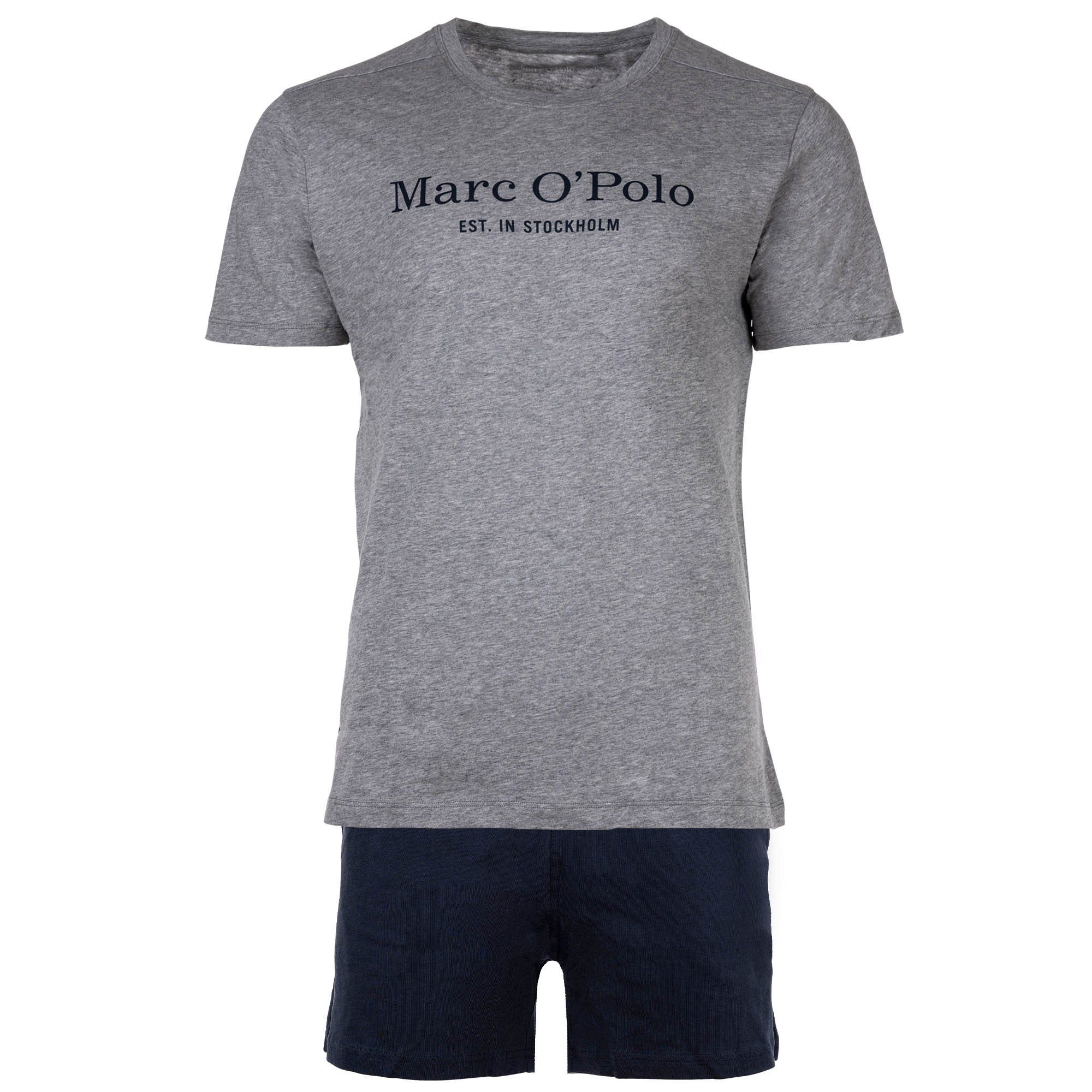 Marc O'Polo Pyjama Herren Pyjama Baumwolle MIX N MATCH (2 tlg)