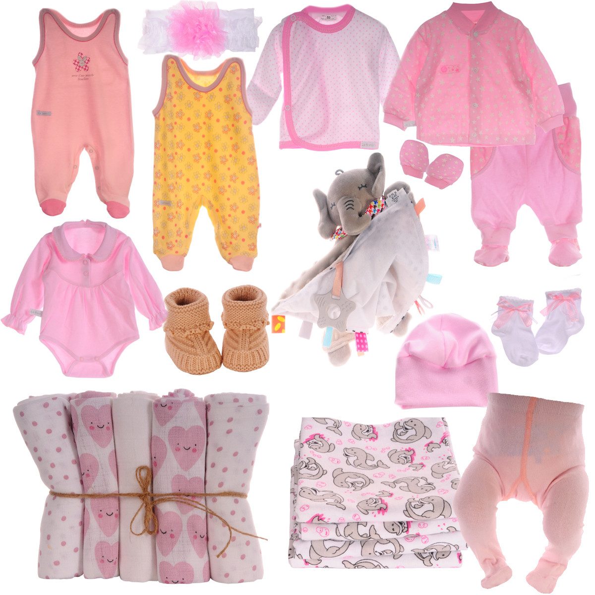 Starterpaket Erstausstattungspaket Baby Set 22 Tlg Body Hose Strampler Strumpfhose