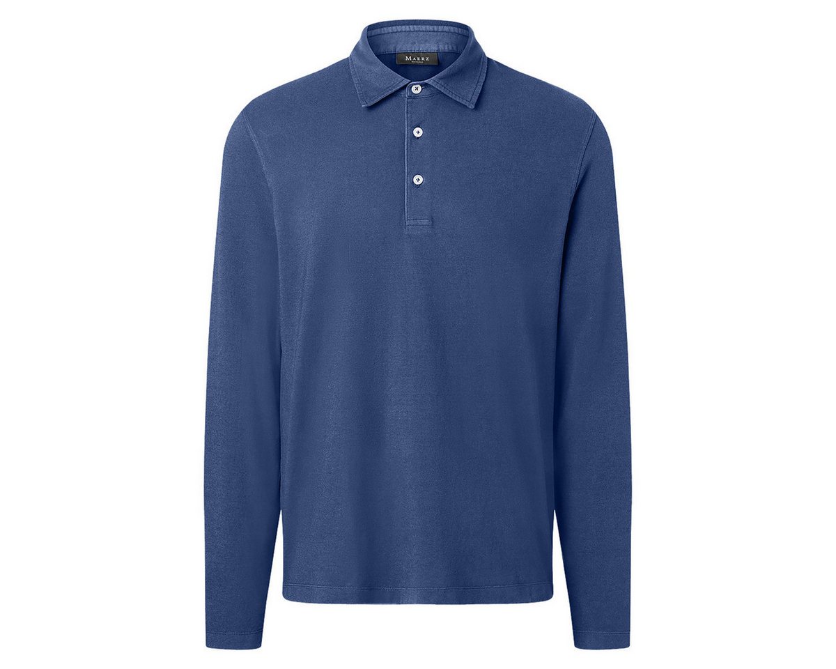 MAERZ Muenchen Poloshirt Maerz Muenchen 646300 Langarm-Poloshirt Herren Bekleidung