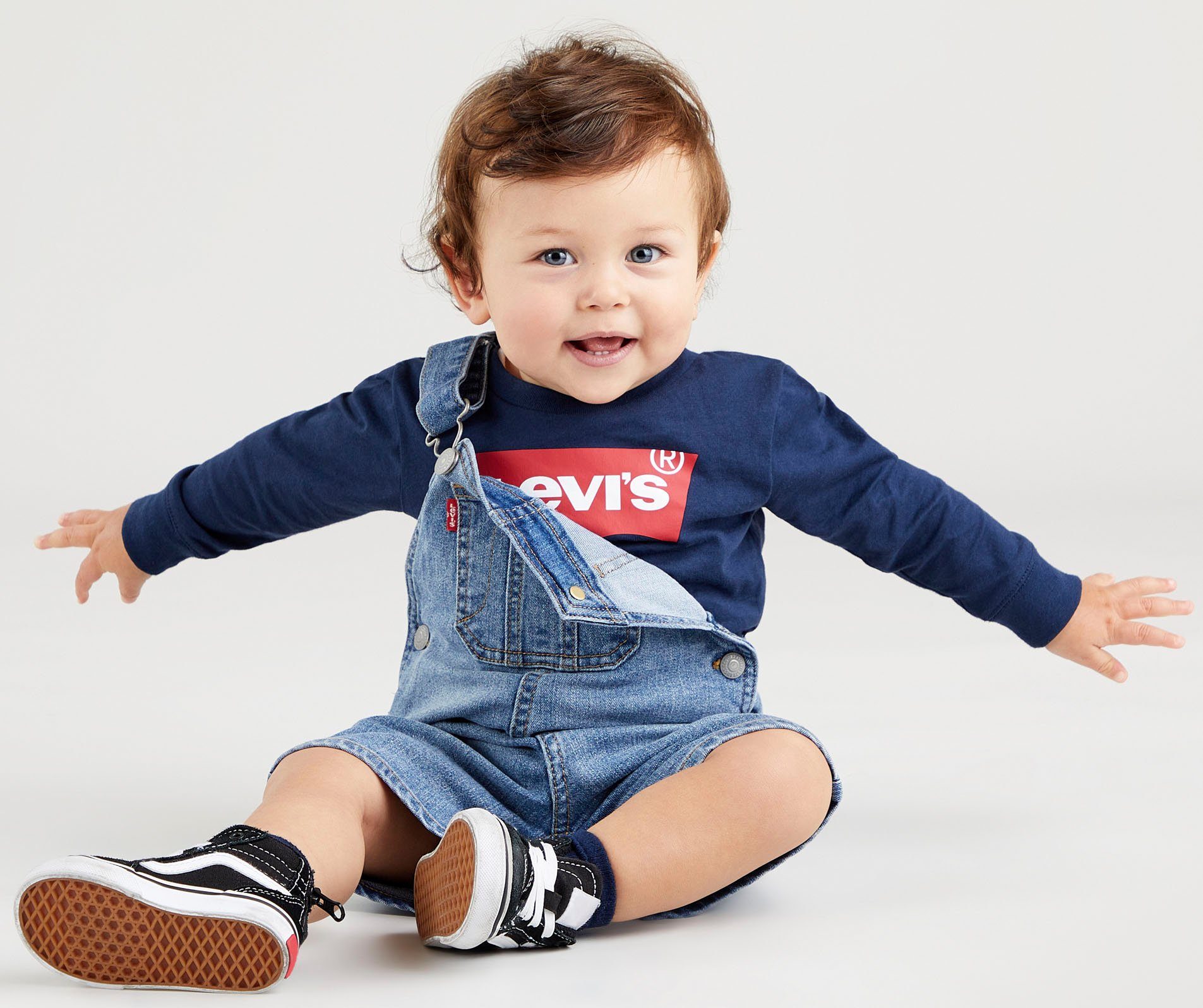 UNISEX marine BATWING Langarmshirt TEE Levi's® Kids