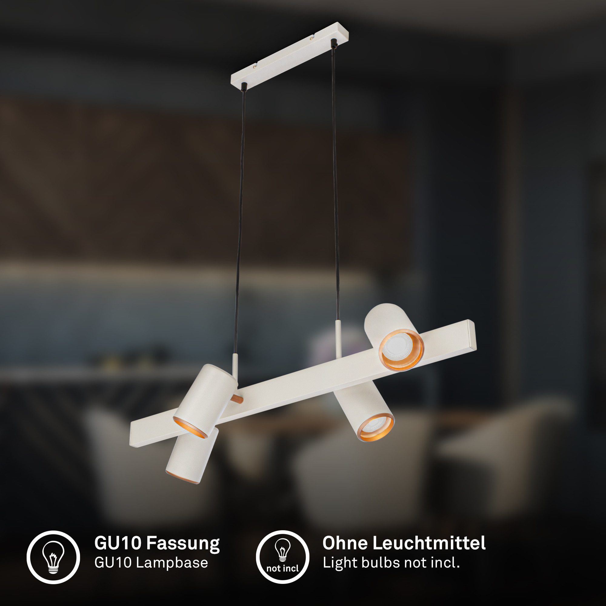 Briloner Leuchten LED Pendelleuchte Pendant light, ohne Leuchtmittel