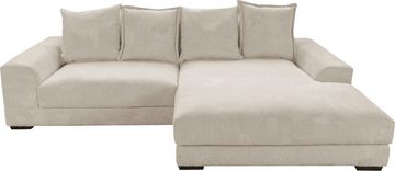 TRENDMANUFAKTUR Ecksofa Zinal, mit extra softem Sitz, in trendiger Breitcord-Optik