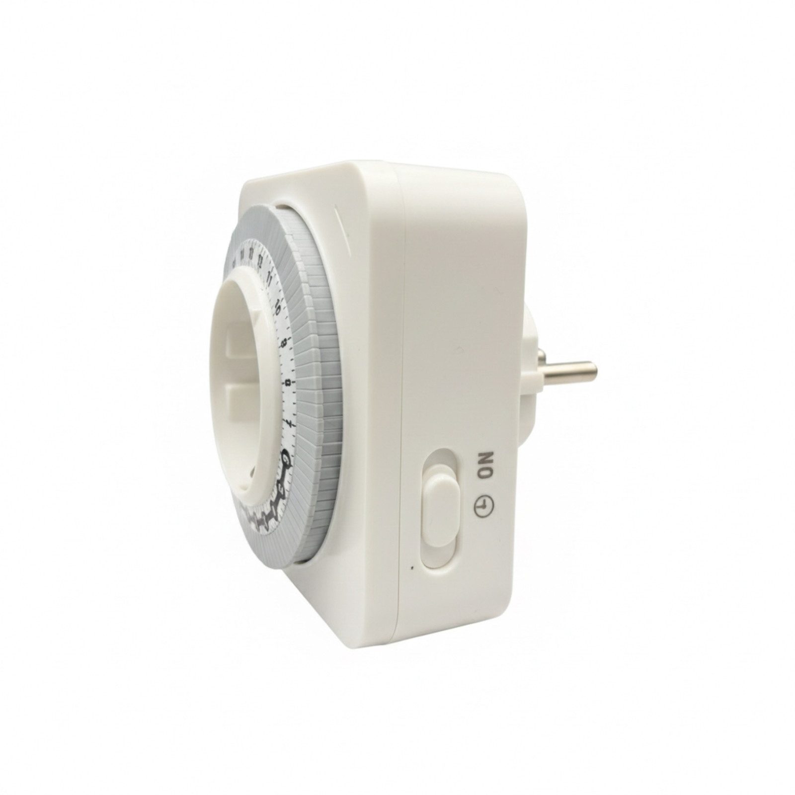 HAC24 Tageszeitschaltuhr 2x Mechanische Zeitschalter Steckdose Schaltuhr Analog Zeitschaltung, 3500 W 24h Programm
