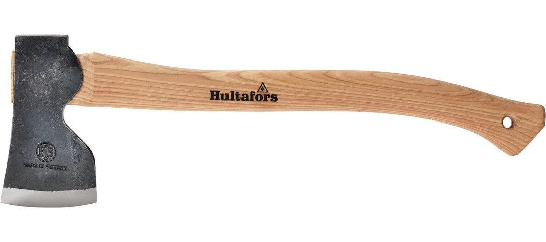 Hultafors Axt Hultafors Dvardala Forst- und Jagdaxt, Carbonstahl, braun, 960 g, 45 cm Длина, (2-St), Kopf aus Kohlenstoffstahl; Klingenschutz inklusive