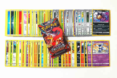 The Pokémon Company International Sammelkarte 100 Pokémon-Karten - Deutsch - zufällig Sortiert und gemischt, + 1 zufälliges Booster Pack