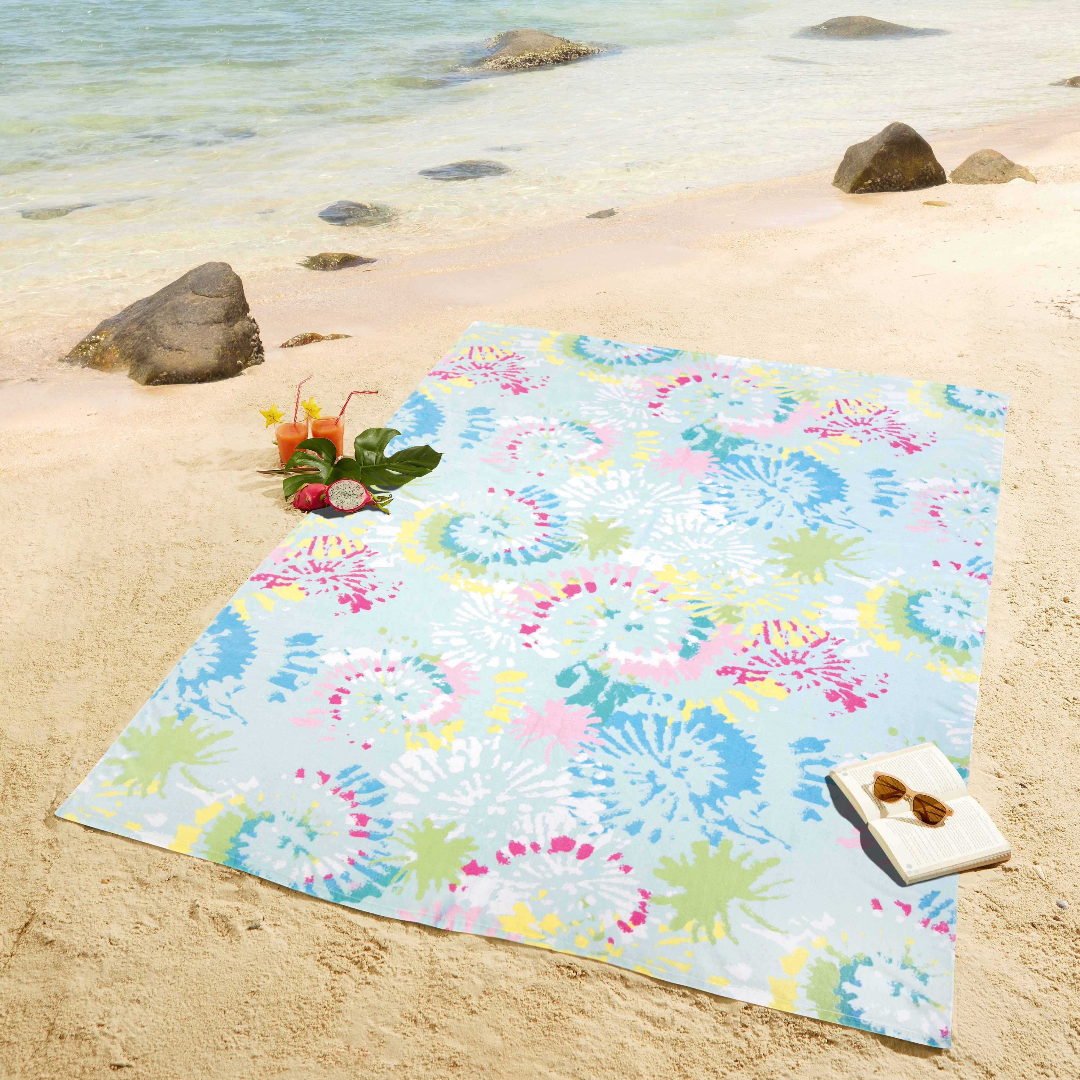 Dyckhoff Strandtuch Splash, Frottiervelours (1-St), Extra günstig online kaufen