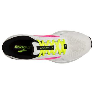 Brooks Launch GTS 9 - Damen Straßenlaufschuh - White/Pink/Nightlife Laufschuh