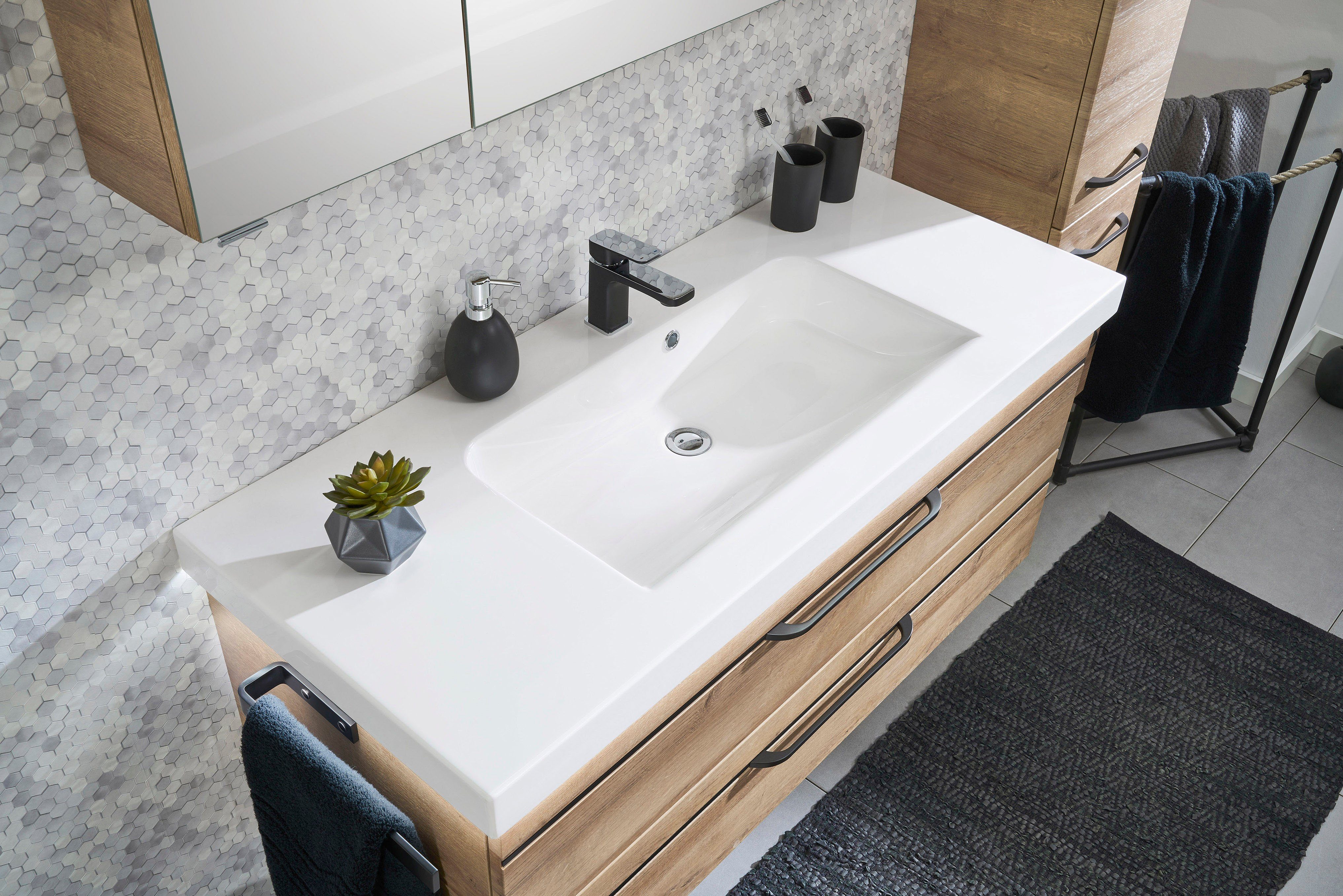 Saphir Waschtisch Serie Balto Mineralmarmor-Waschtisch mit günstig online kaufen