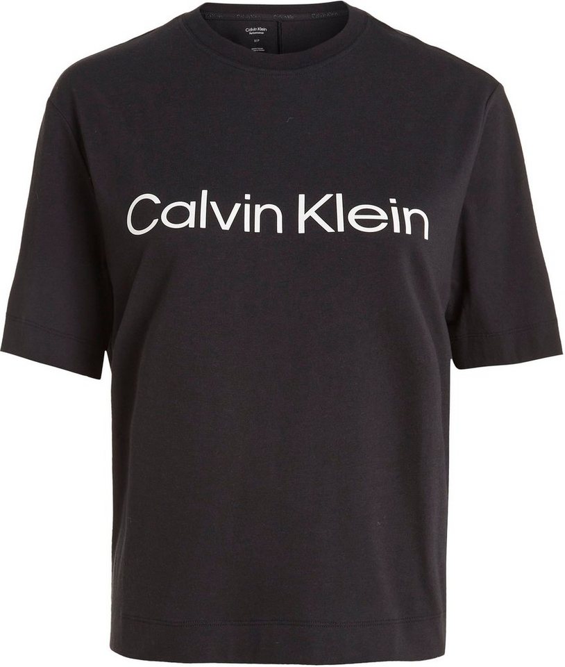 Calvin Klein Sport T-Shirt, Jersey aus blickdichter Baumwollmischung