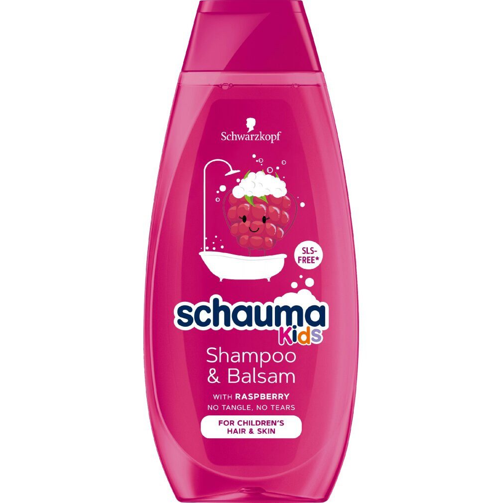 Schwarzkopf Trockenshampoo SCHAUMA Kinder Shampoo & Balsam Pflegendes Shampoo 400ml