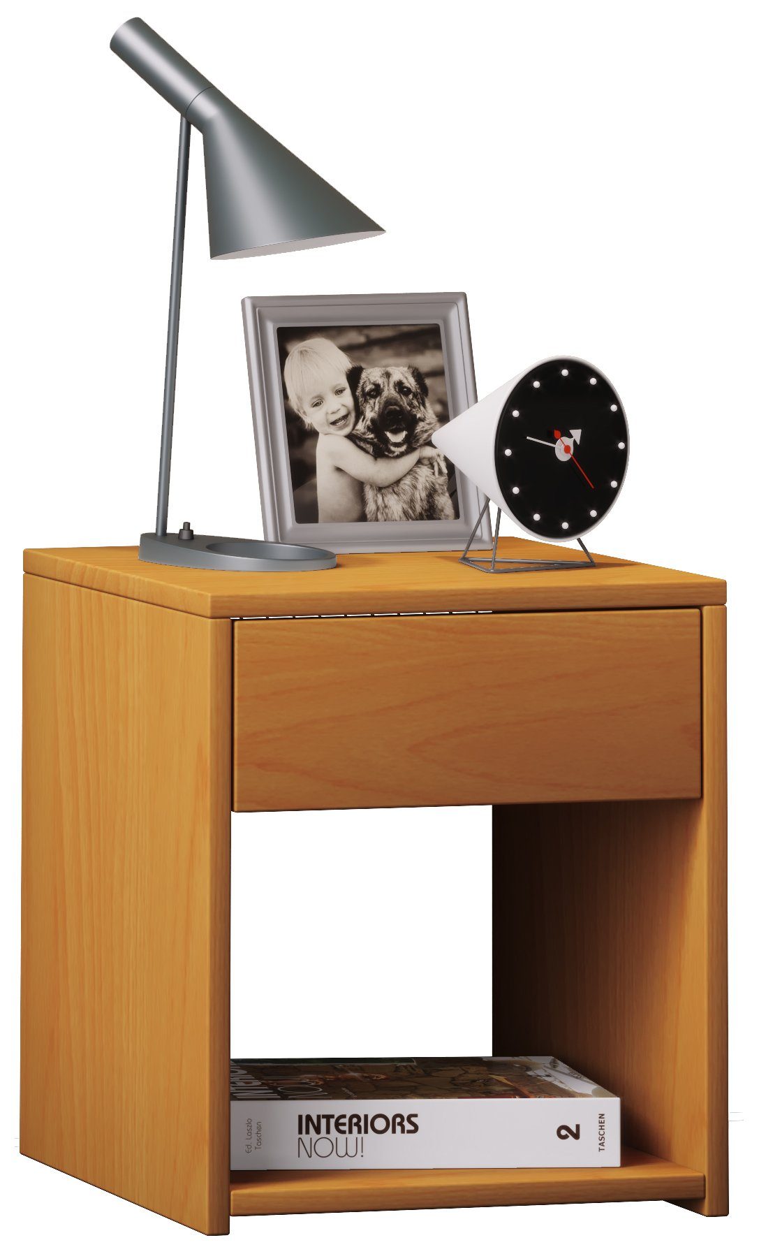 VCM Nachttisch Holz Nachttisch Nachtschrank Schublade günstig online kaufen