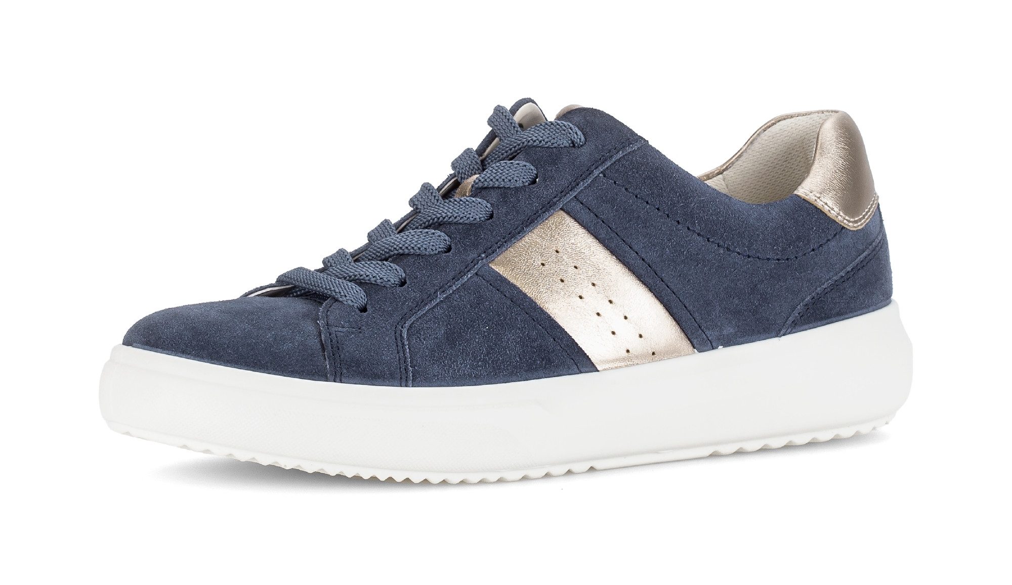 Gabor Plateausneaker, Freizeitschuh, Halbschuh, Schnürschuh mit weichem Schaftrand