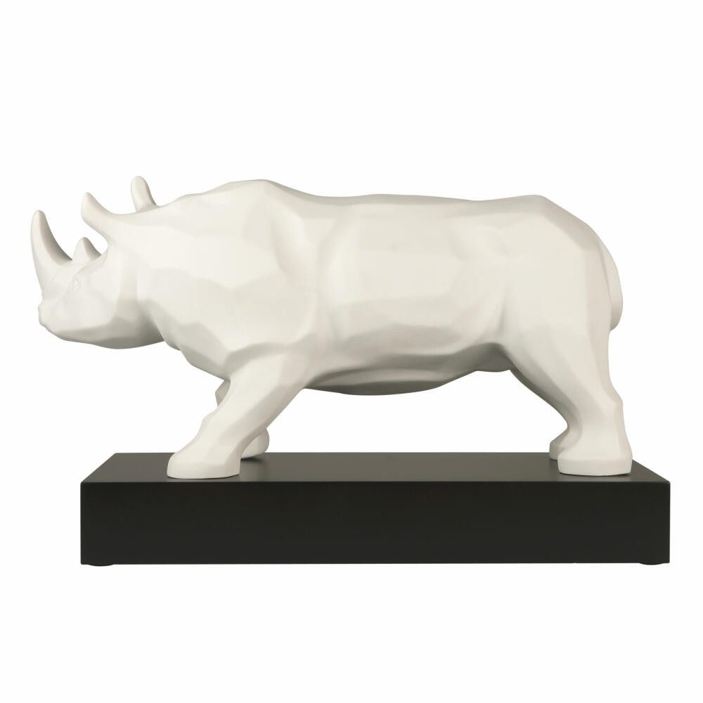 Goebel Dekoobjekt Studio 8 - Rhinozeros Antikweiß