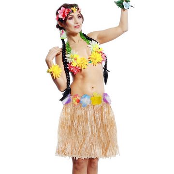 Kurtzy Hawaii-Kostüm Hawaii Rock Hula Party Damen Bastrock - Tropischer Tanzrock, Hawaii Rock Hula Party Bastrock für Damen