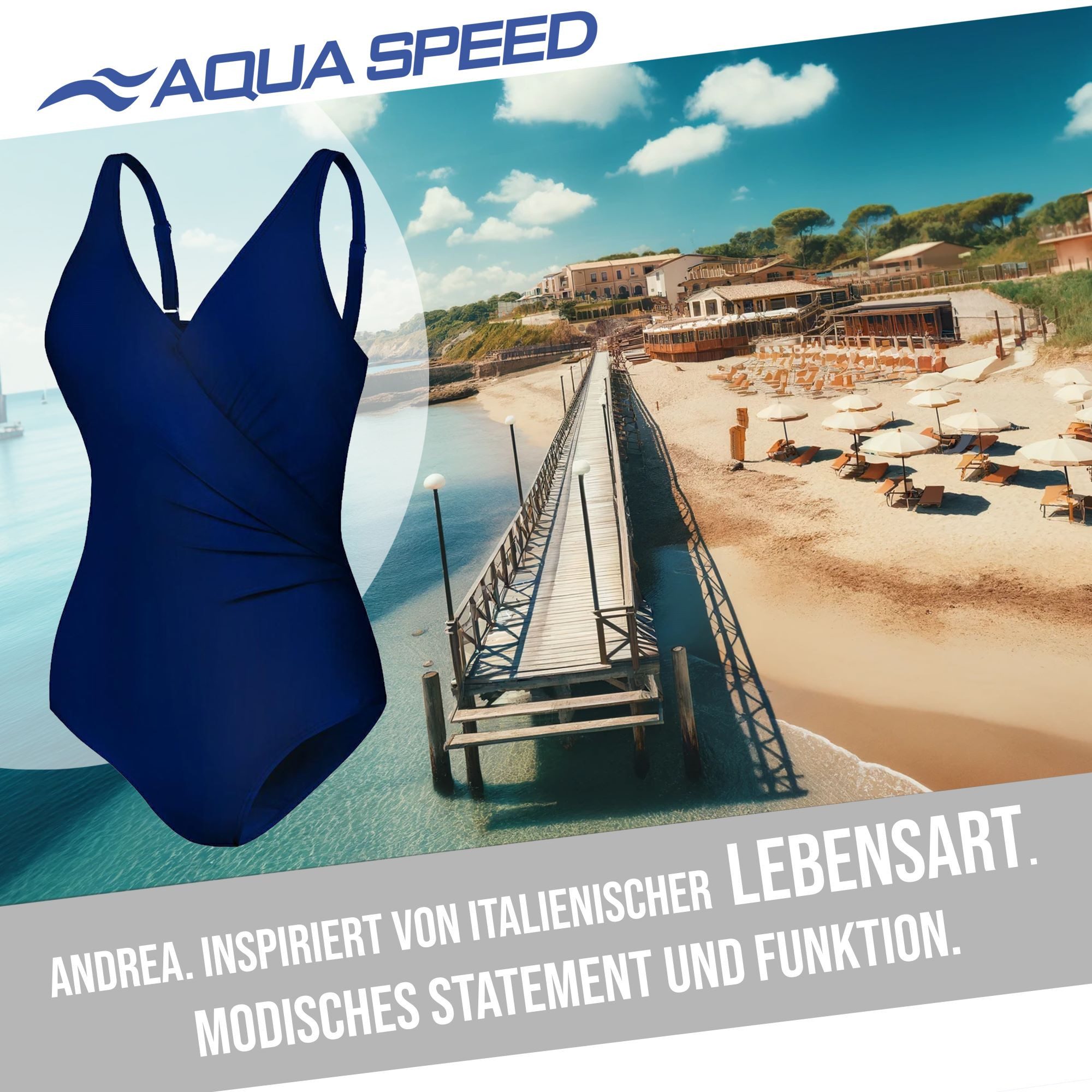 Aqua Speed Schwimmanzug Figur schmeichelnder Andrea günstig online kaufen