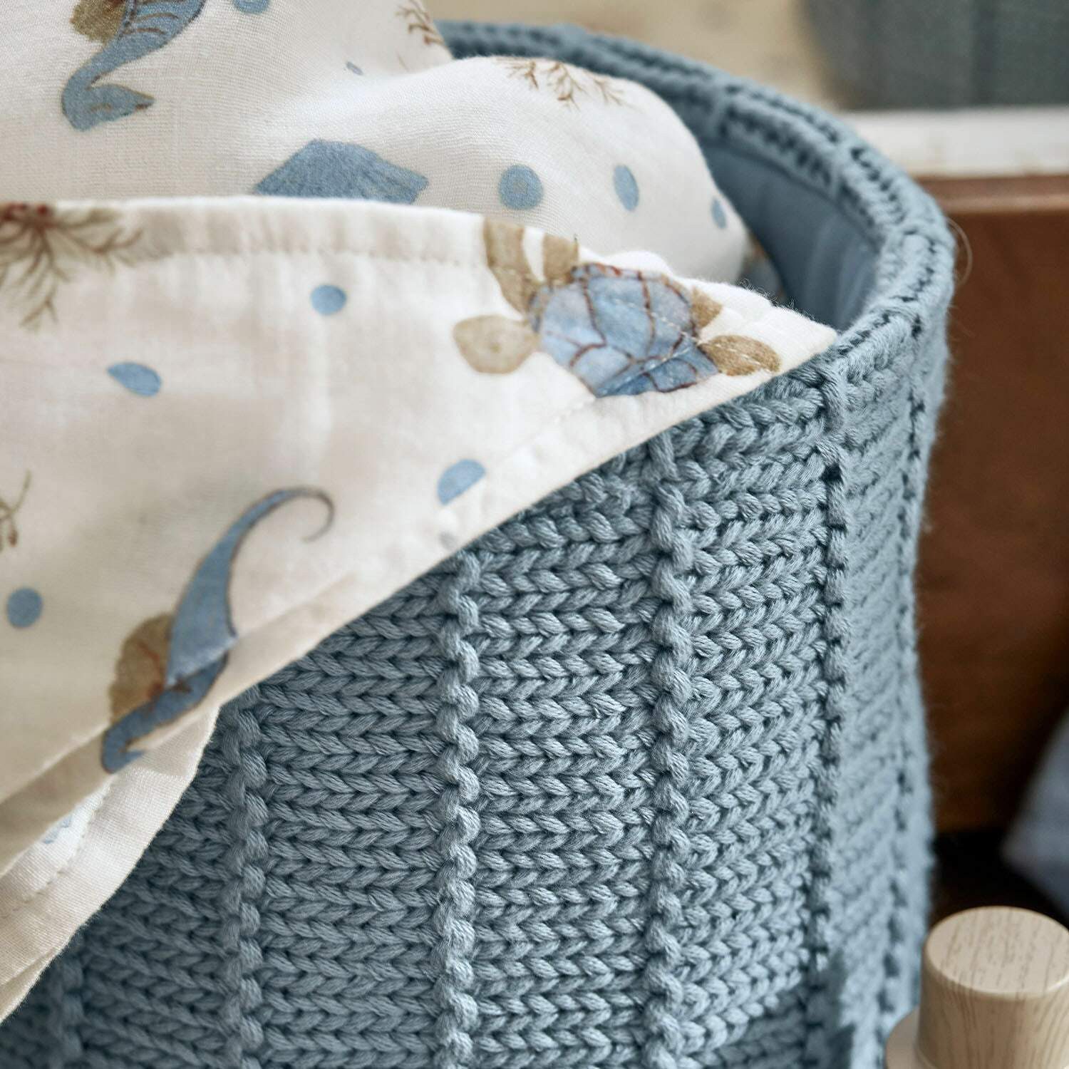 Mirabeau Dekokorb Box 2er Set Fiorenzo blau (2er Set, 2er Set)