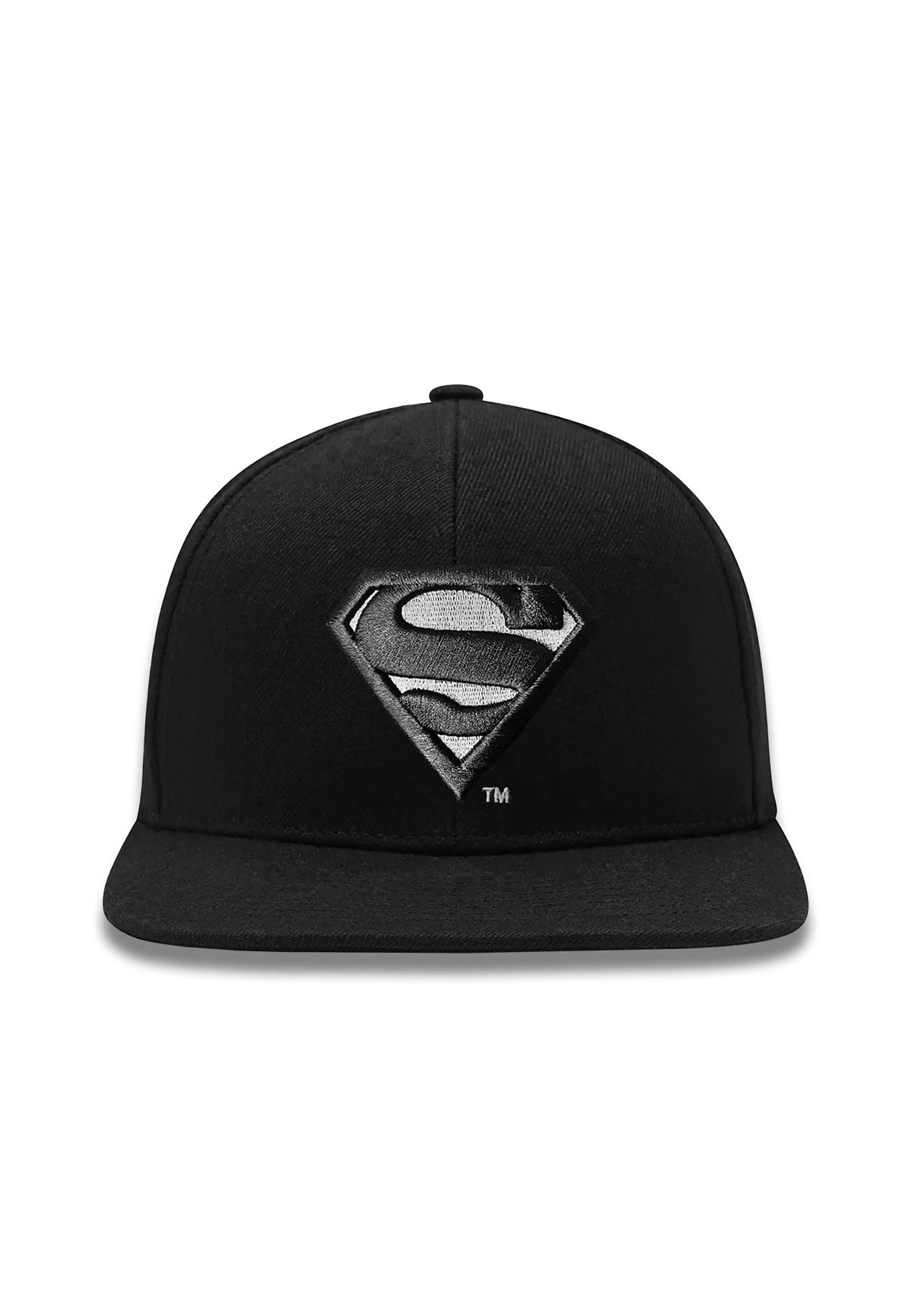 LOGOSHIRT Baseball Cap DC Superman Logo mit 3D-Relief-Effekt-Stickerei
