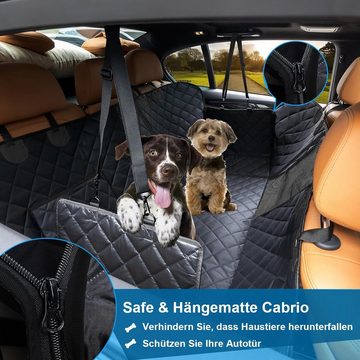 yozhiqu Tier-Autoschondecke Hundematten für den Rücksitz des Autos, Wasserdicht, Haustierprodukte, abnehmbar, perfekt für die Reise