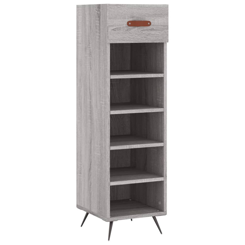 vidaXL Schuhschrank Schuhschrank Grau Sonoma 30x35x105 cm Holzwerkstoff (1-St)