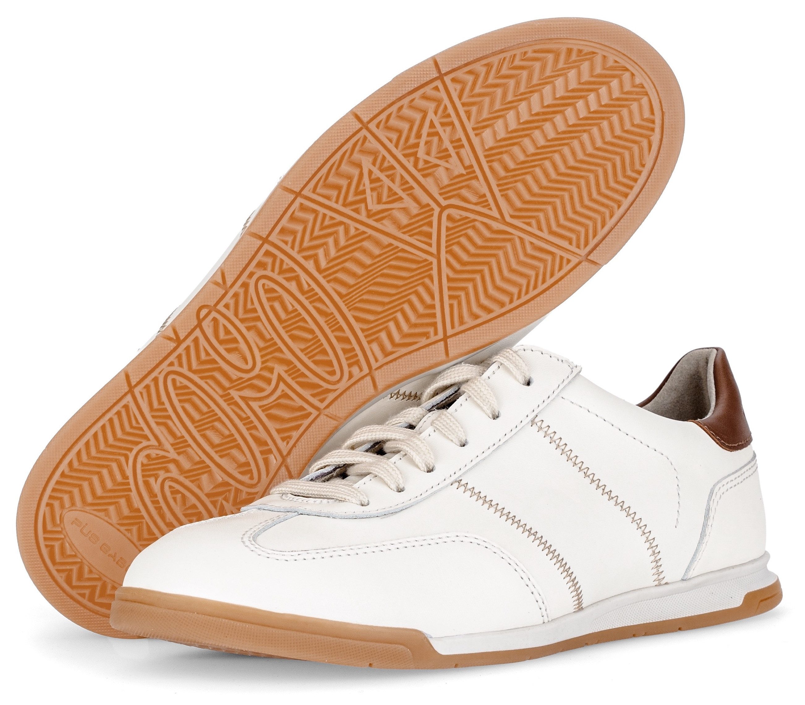Pius Gabor Sneaker, Freizeitschuh, Komfortschuh, Schnürschuh mit Kontrastnähten, G-Weite