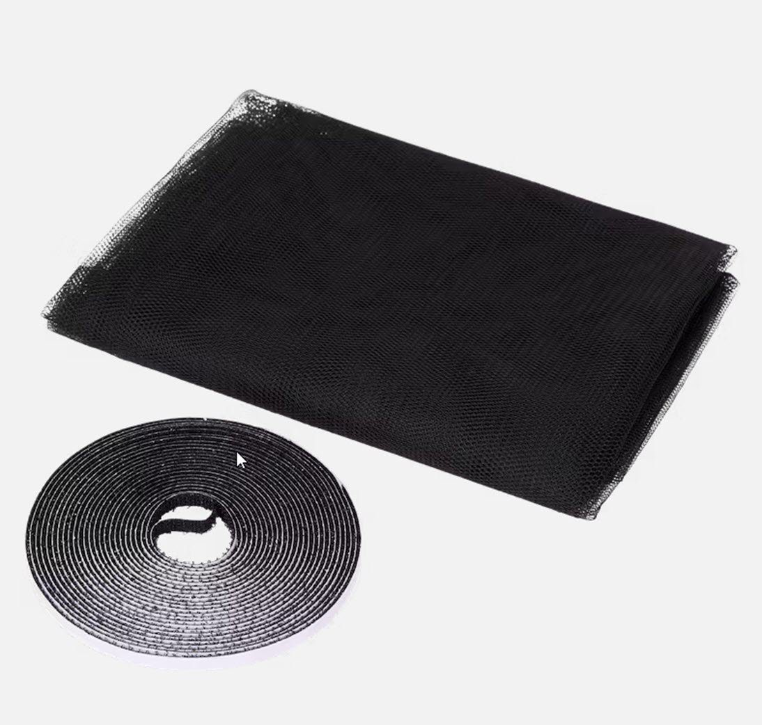 Spectrum Insektenschutz-Vorhang 2 Stück Insektenschutz für Fenster 130 x 150 cm