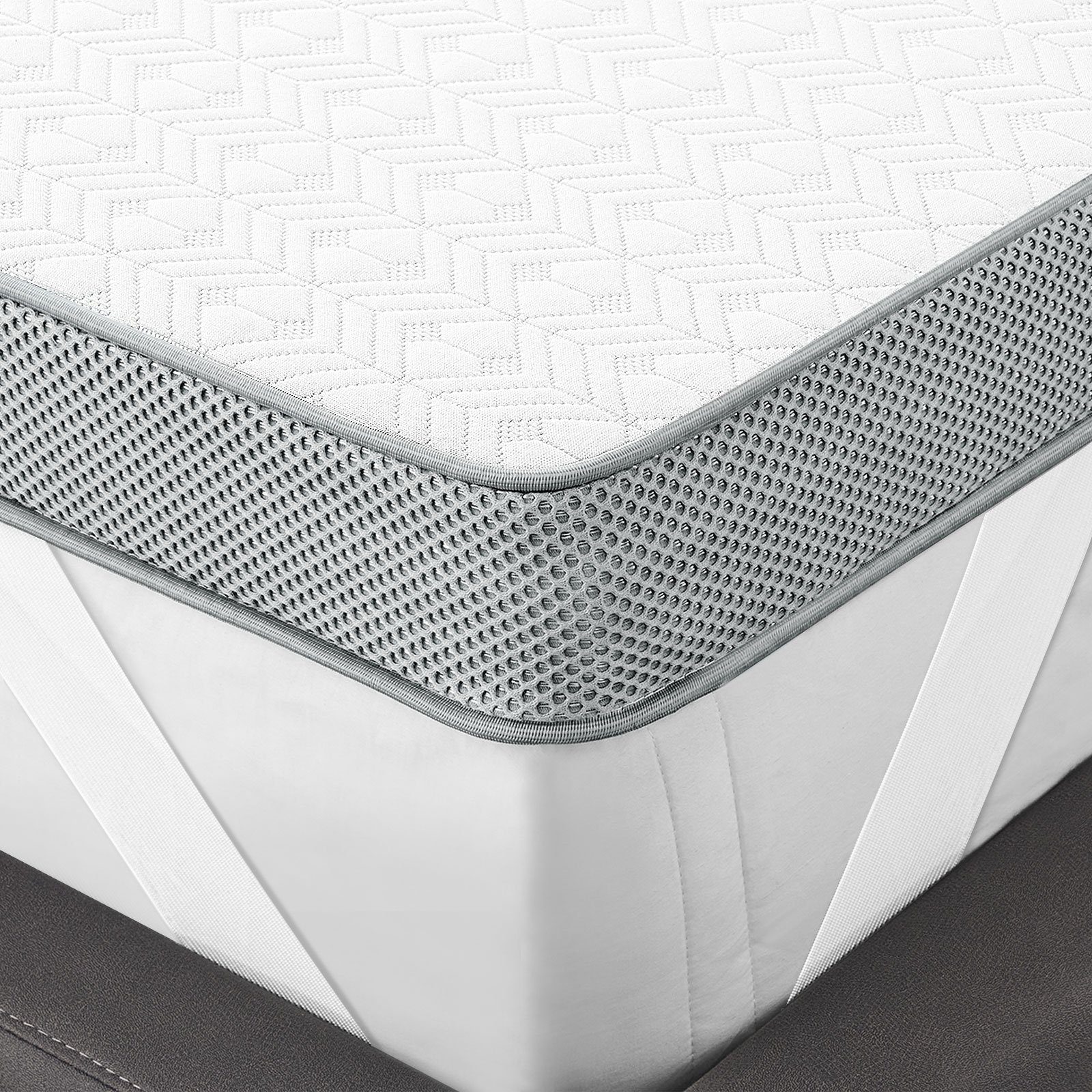 Matratzenauflage Koorlian Matratzen Topper 7.5cm Gel Memory Foam Matratzena günstig online kaufen