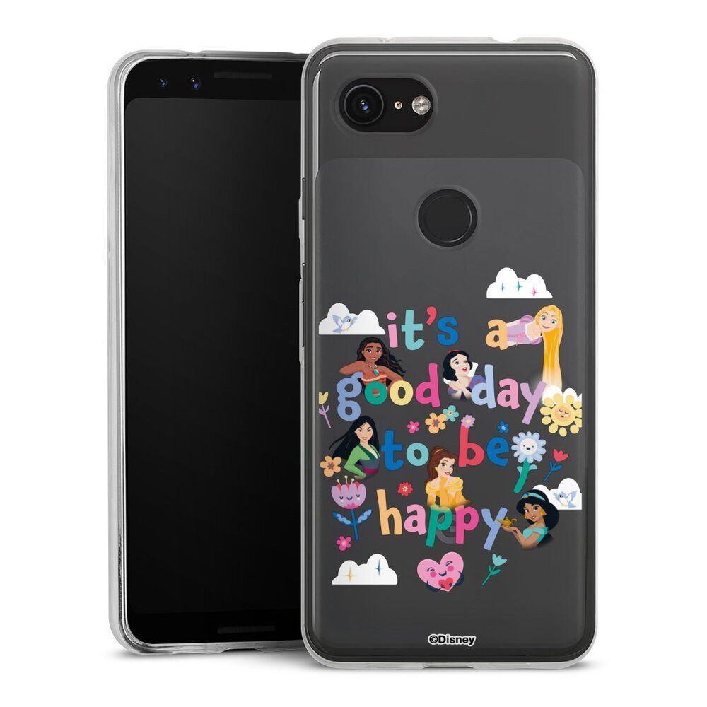 DeinDesign Handyhülle Disney Princess Offizielles Lizenzprodukt Prinzessin, Google Pixel 3a Slim Case Silikon Hülle Ultra Dünn Schutzhülle
