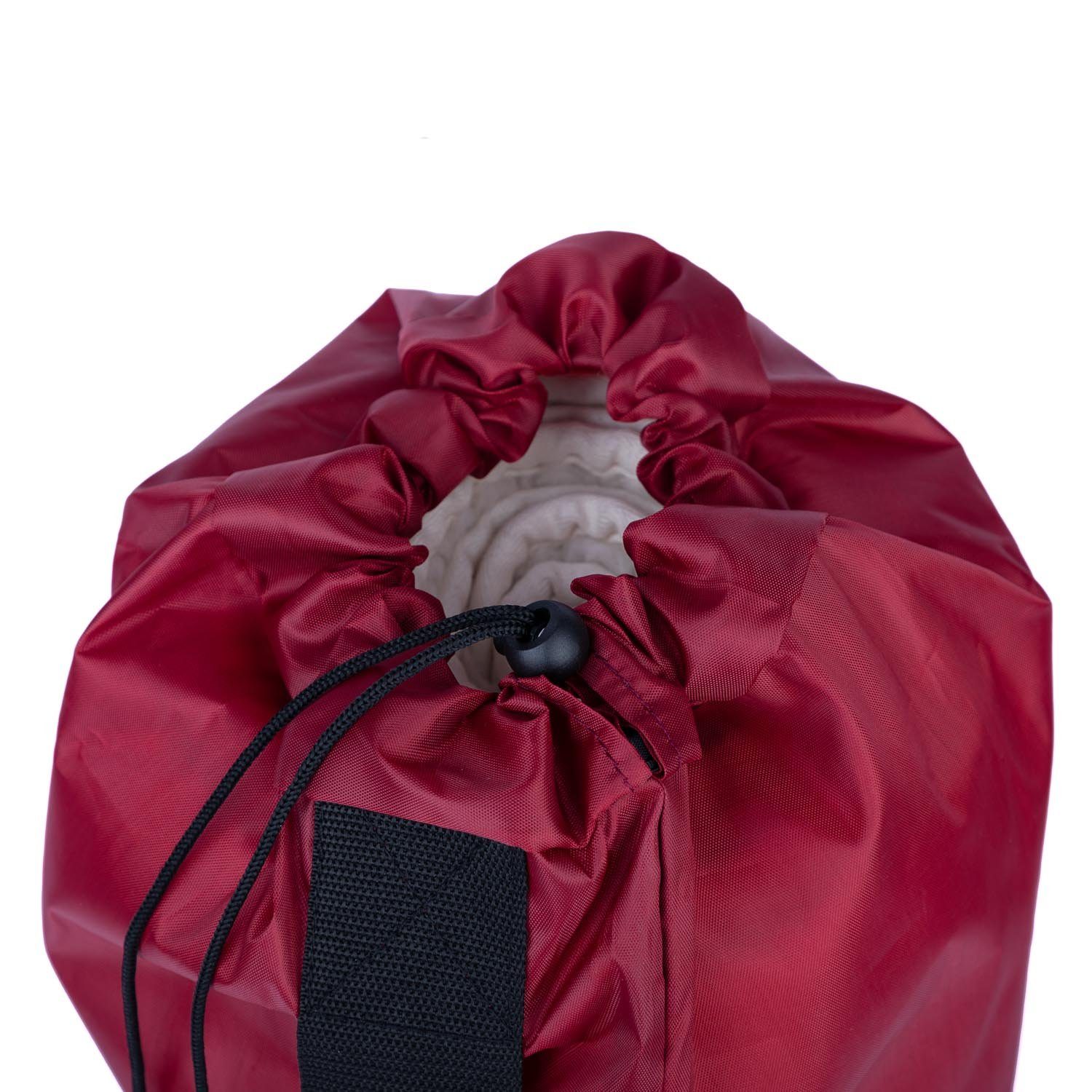 bodhi Yogatasche Easy Bag Yogatasche, groß für Schurwollmatte, aubergine 90 cm
